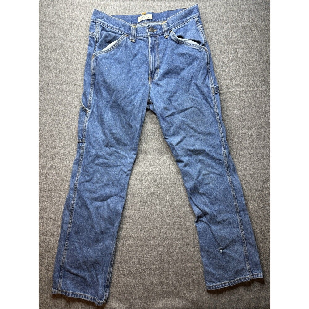 Blue Mountain Mens Blue Denim Jeans Regular Size 32x32